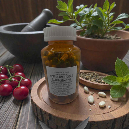 All-Natural Osteoporosis Capsules for bone strength and calcium absorption support