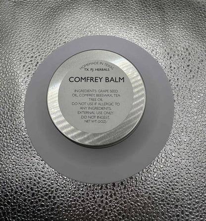 All-Natural Comfrey Balm soothing muscle relief with natural ingredients