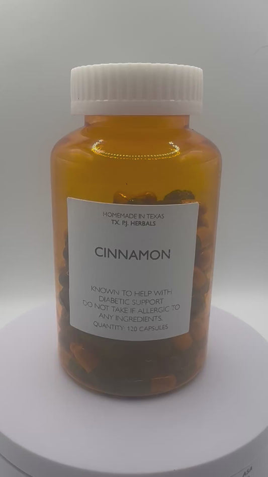 Cinnamon Capsules for Diabetic Support