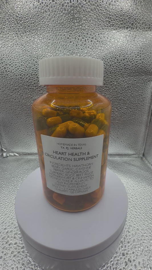 All-Natural Heart Health and Circulation Capsules